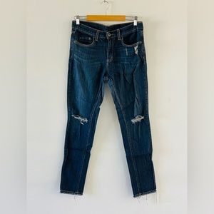 Carmar LF Low waisted blue denim jeans from the early 2000s